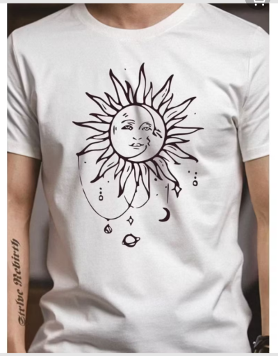 Camiseta Sol e Lua  Unissex  Ref.: KAM004 - Image 2