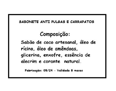 Sabonete de Enxofre Contra Pulgas e Carrapatos  - REF: SABPET001 - Image 9